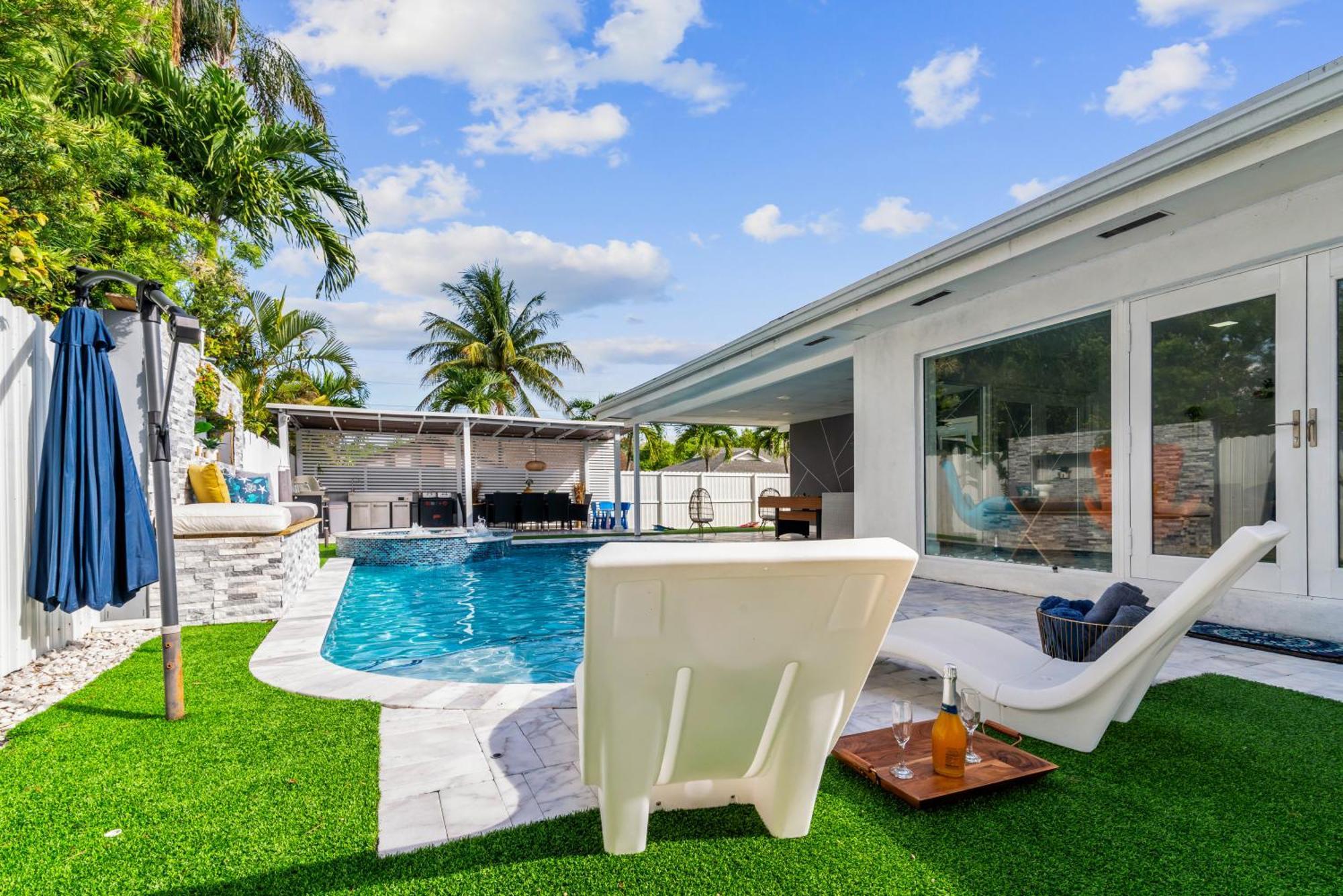 Villa Miami Luxury House W Heated Pool & Jacuzzi Esterno foto