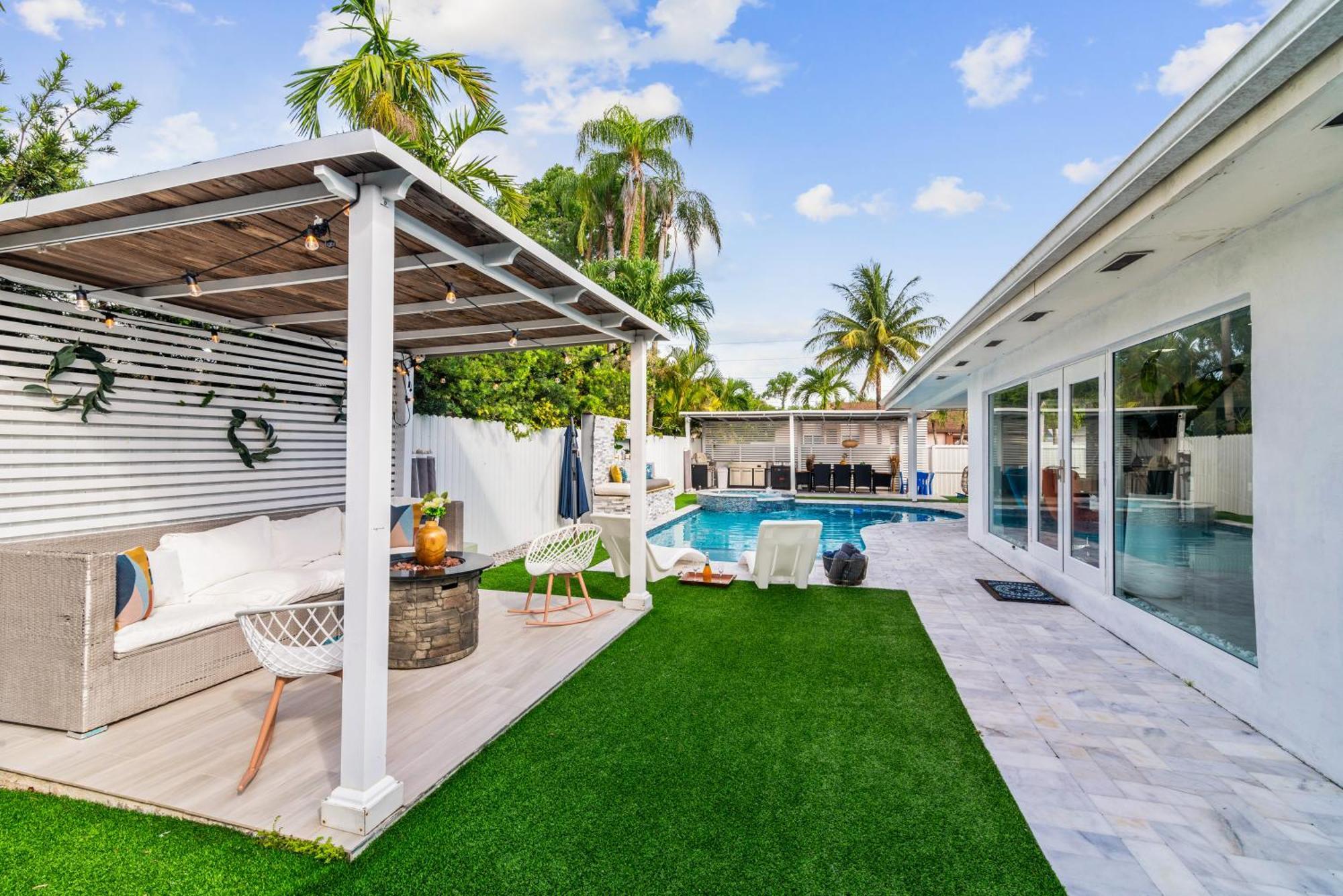 Villa Miami Luxury House W Heated Pool & Jacuzzi Esterno foto