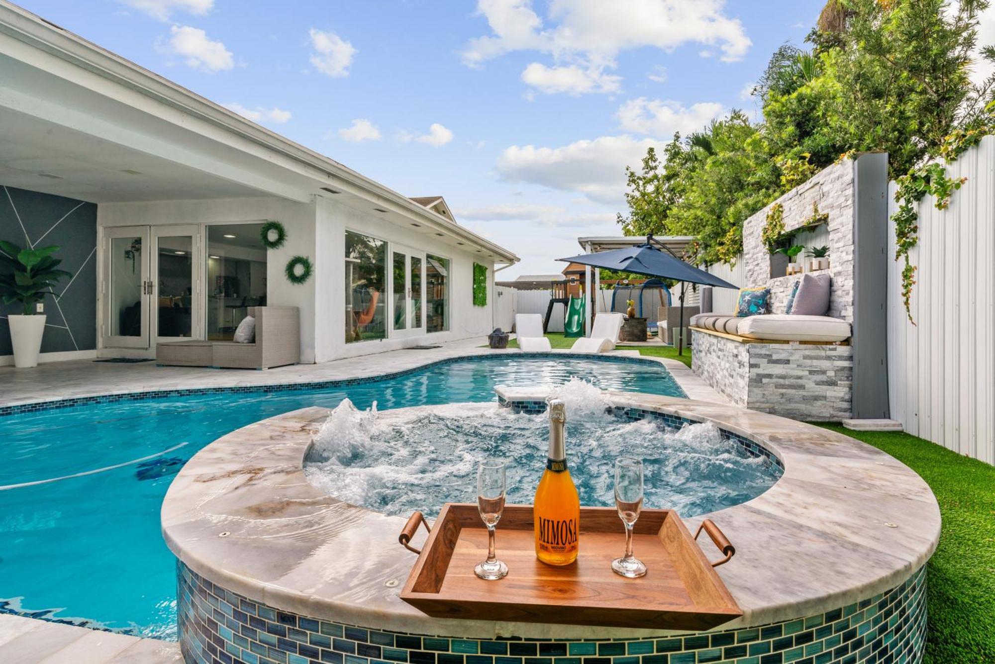 Villa Miami Luxury House W Heated Pool & Jacuzzi Esterno foto
