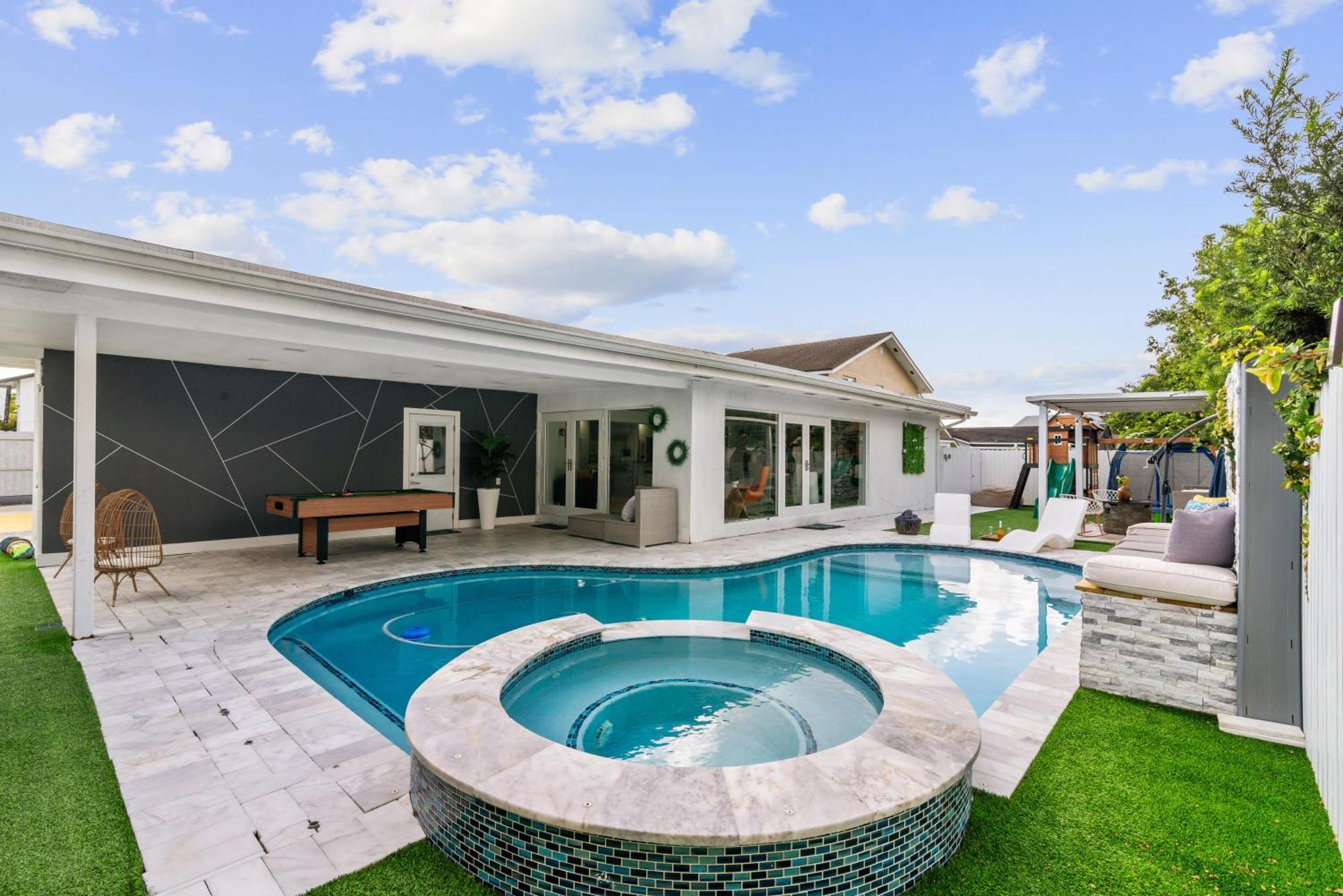Villa Miami Luxury House W Heated Pool & Jacuzzi Esterno foto