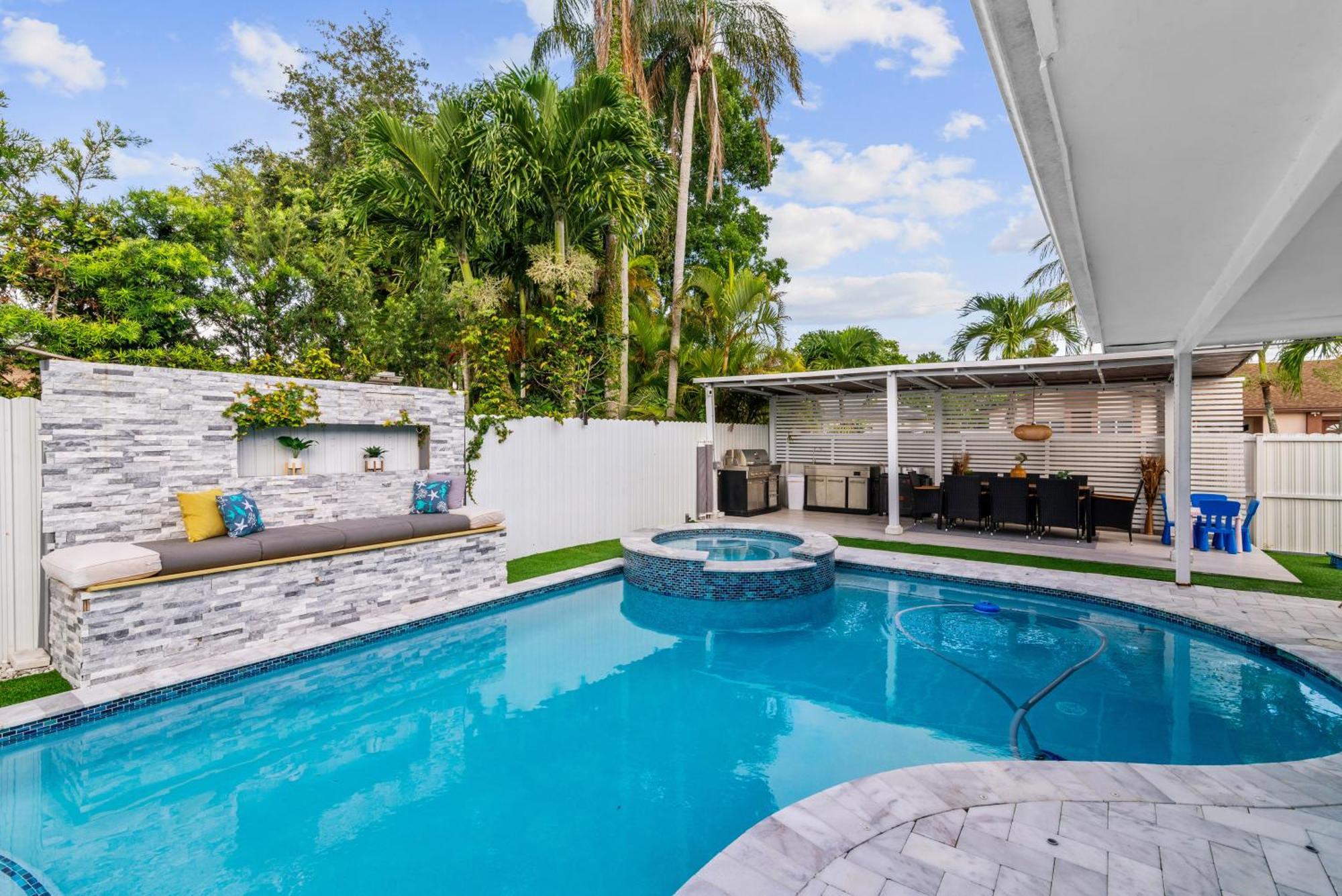 Villa Miami Luxury House W Heated Pool & Jacuzzi Esterno foto
