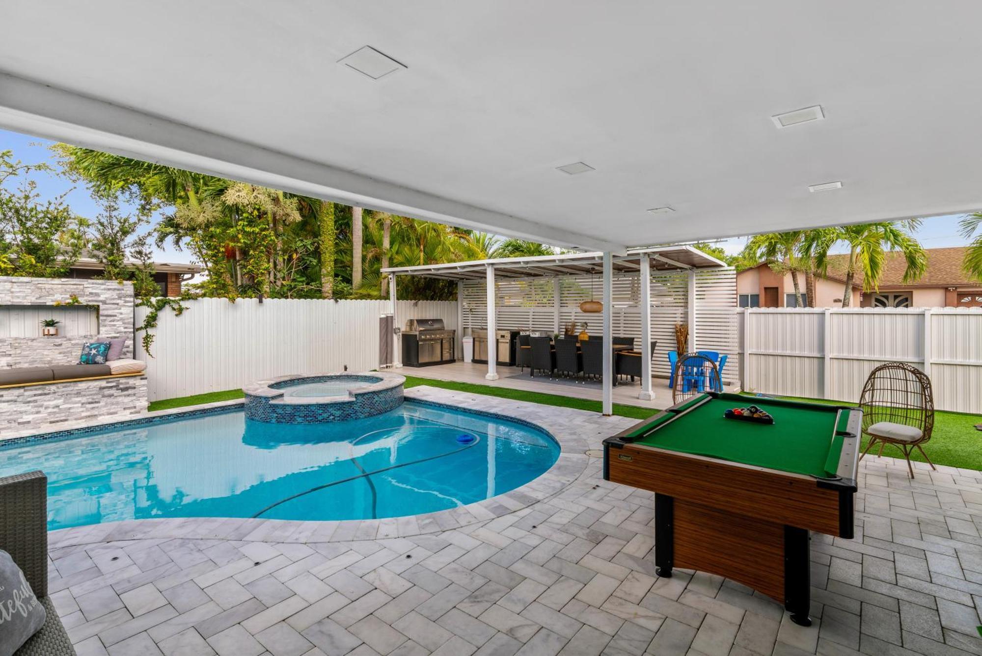 Villa Miami Luxury House W Heated Pool & Jacuzzi Esterno foto